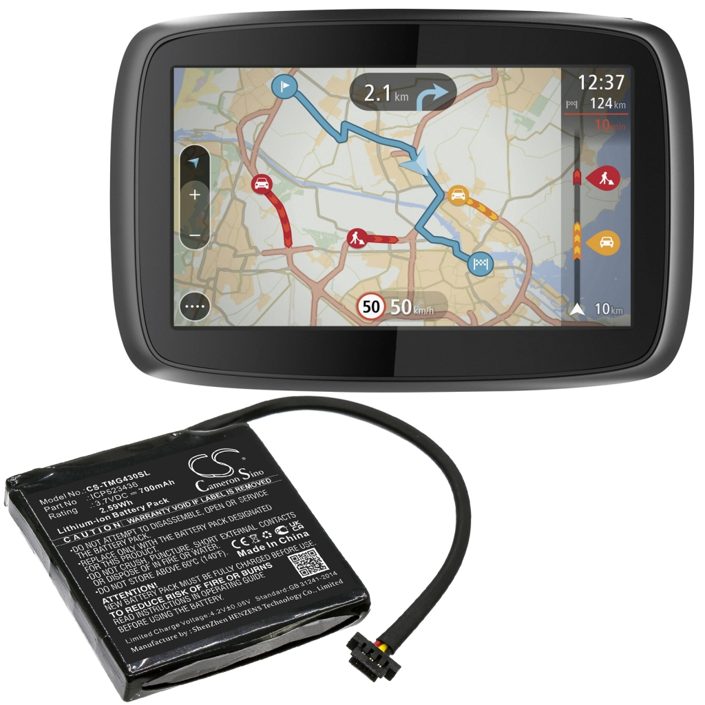 Baterija za GPS, Navigator TomTom CS-TMG430SL