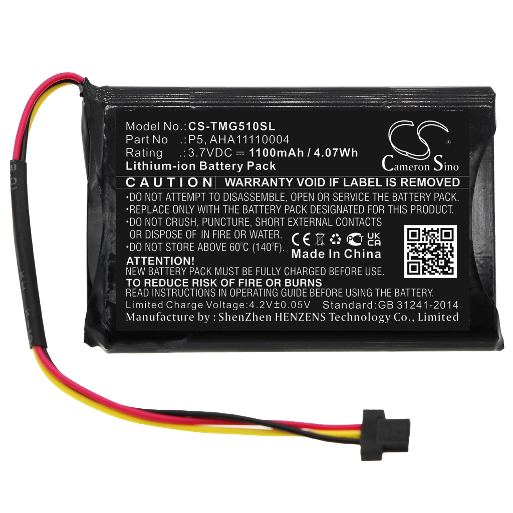 Baterija za GPS, Navigator TomTom 4FA50 (CS-TMG510SL)
