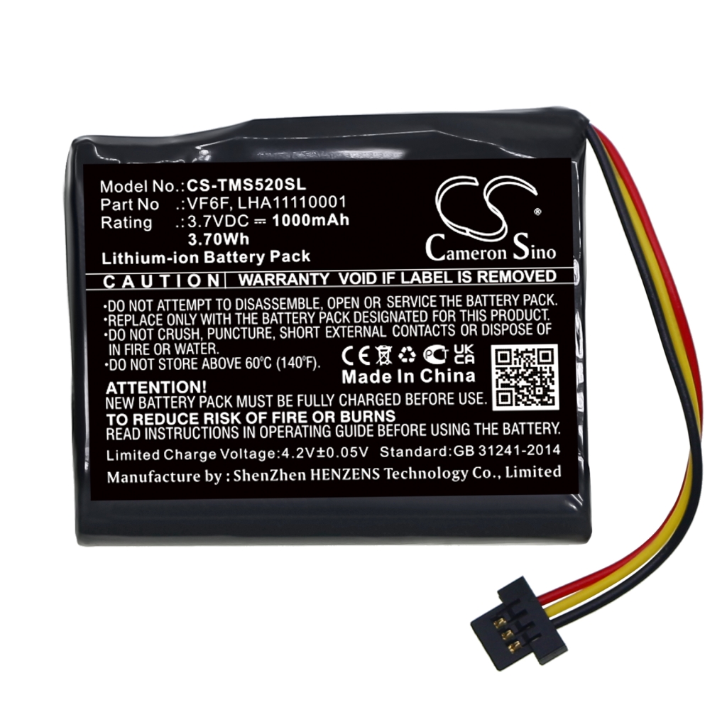 Baterija za GPS, Navigator TomTom CS-TMS520SL