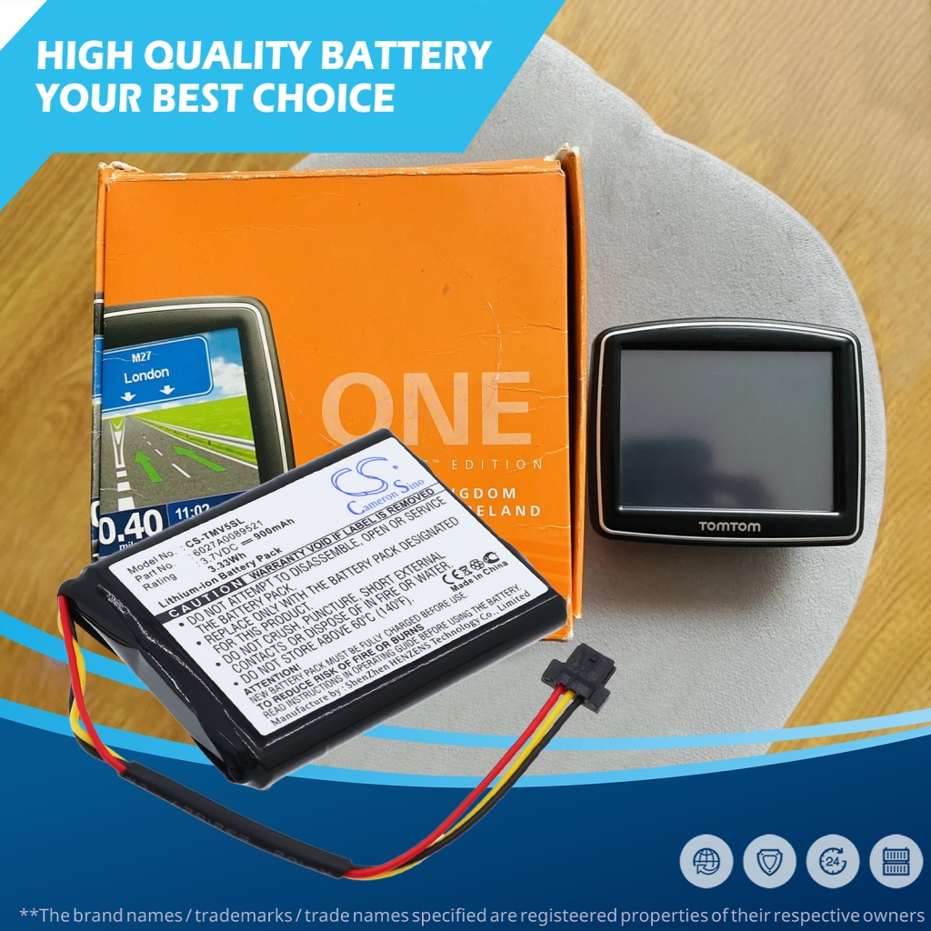Baterija kompatibilno s TomTom CS-TMV5SL