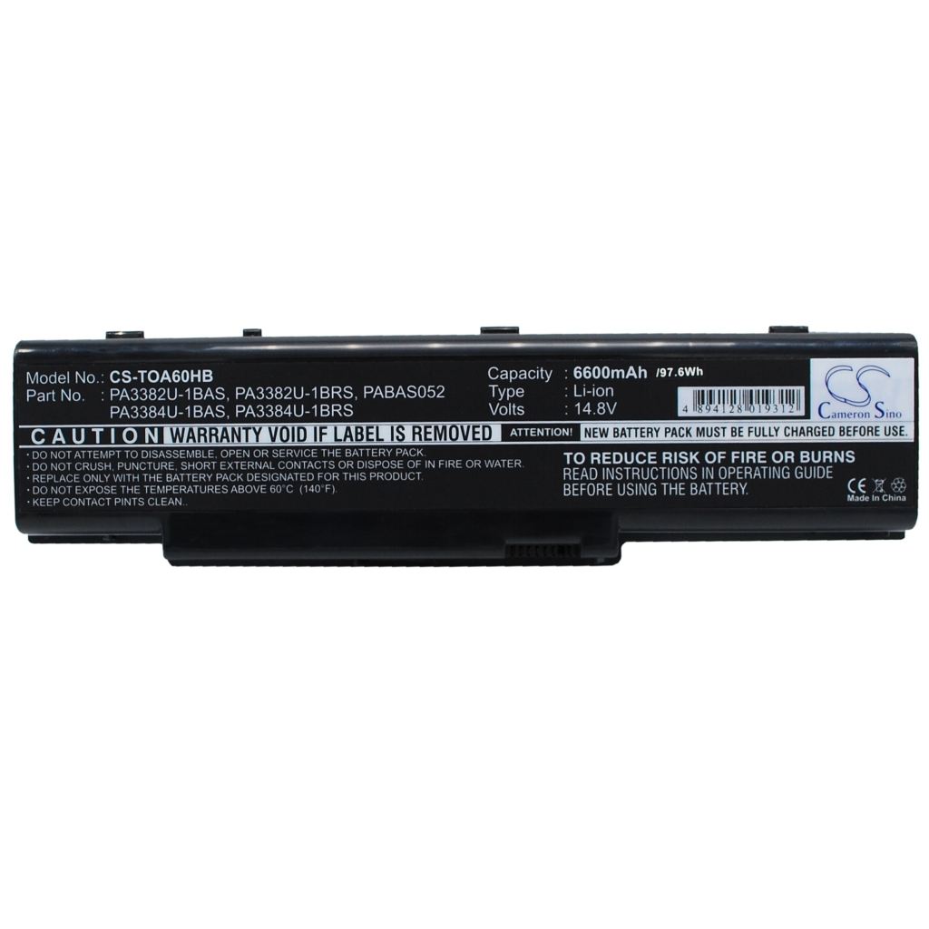 Baterija za prijenosno računalo Toshiba CS-TOA60HB
