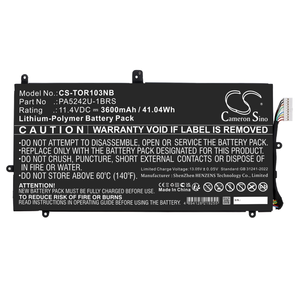 Baterija za prijenosno računalo Toshiba CS-TOR103NB