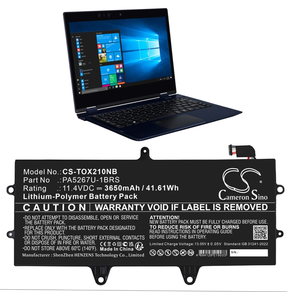 Notebook battery Toshiba CS-TOX210NB