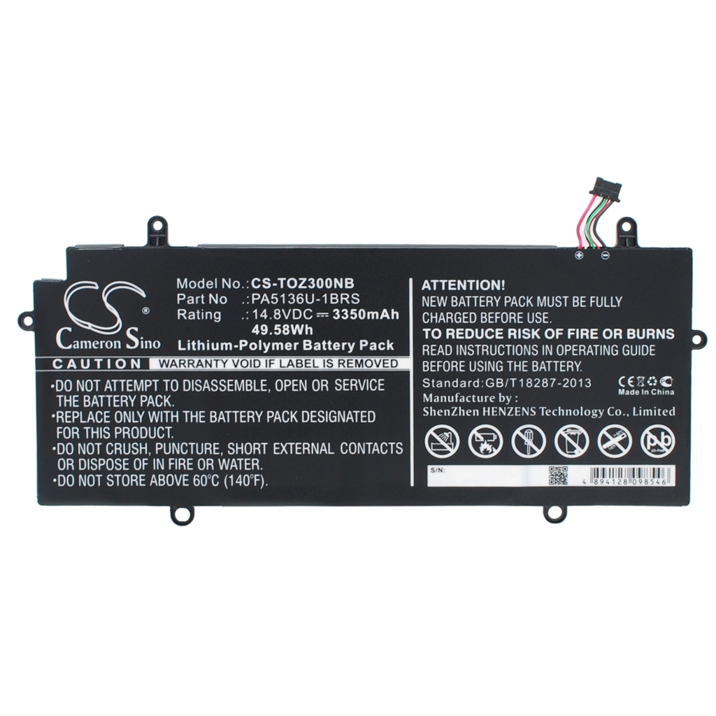 Kompatibilna zamjena baterije za Toshiba PA5136U-1BRS