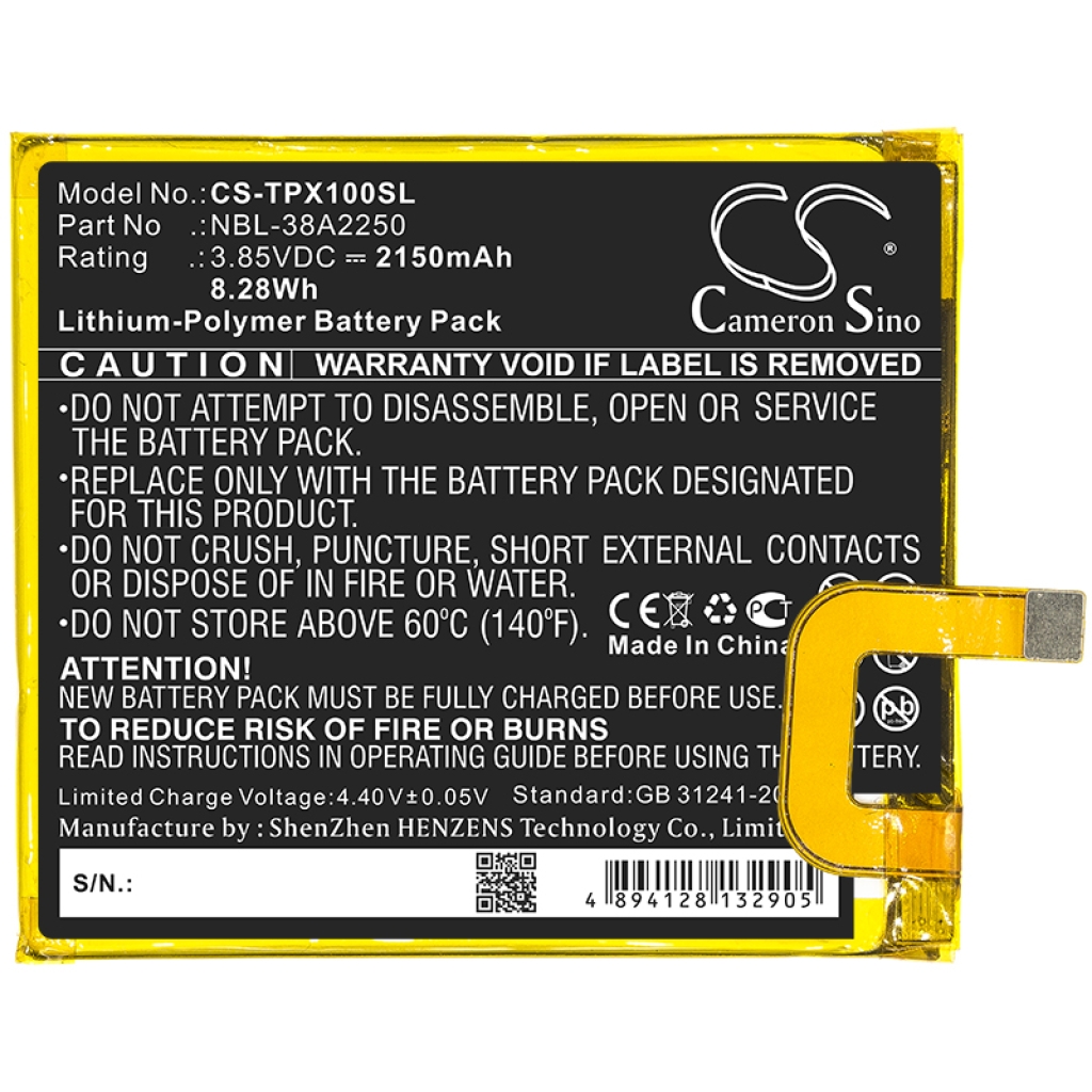 Baterija za mobilni telefon Tp-link CS-TPX100SL