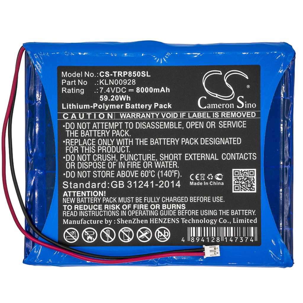 Baterija za električne alate Trimble SPS855 Modular Receiver (CS-TRP850SL)