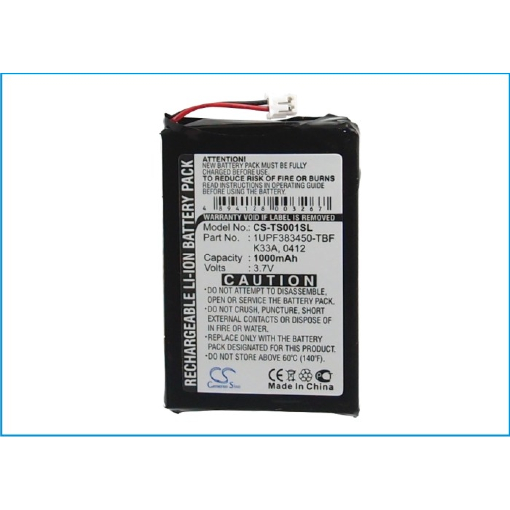 Baterija za MP3, MP4, PMP Toshiba CS-TS001SL