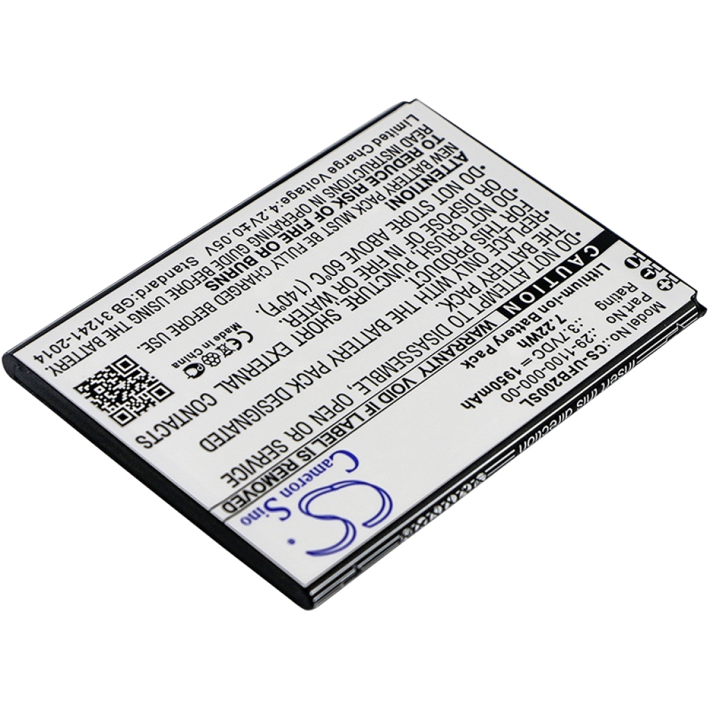 Baterija za mobilni telefon Ulefone Be Touch 3 (CS-UFB200SL)