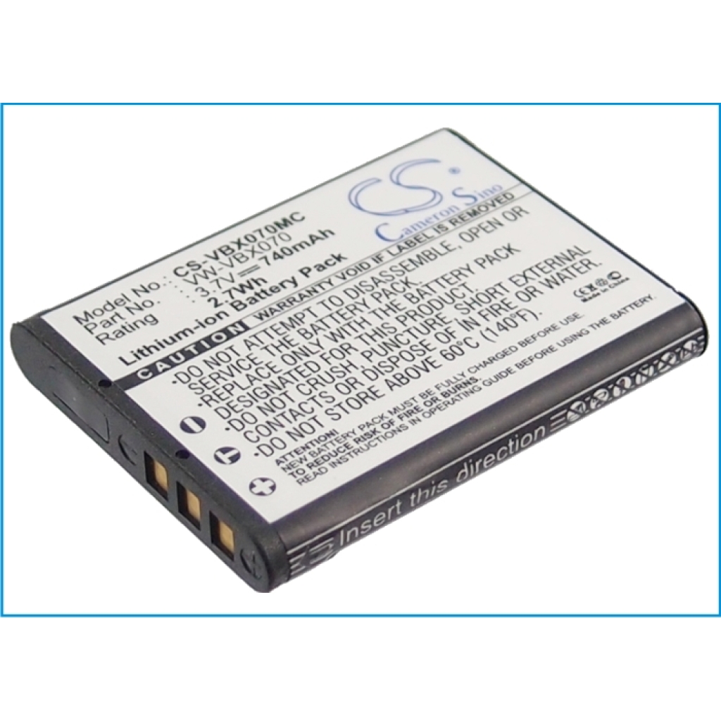 Baterija za fotoaparat Panasonic CS-VBX070MC