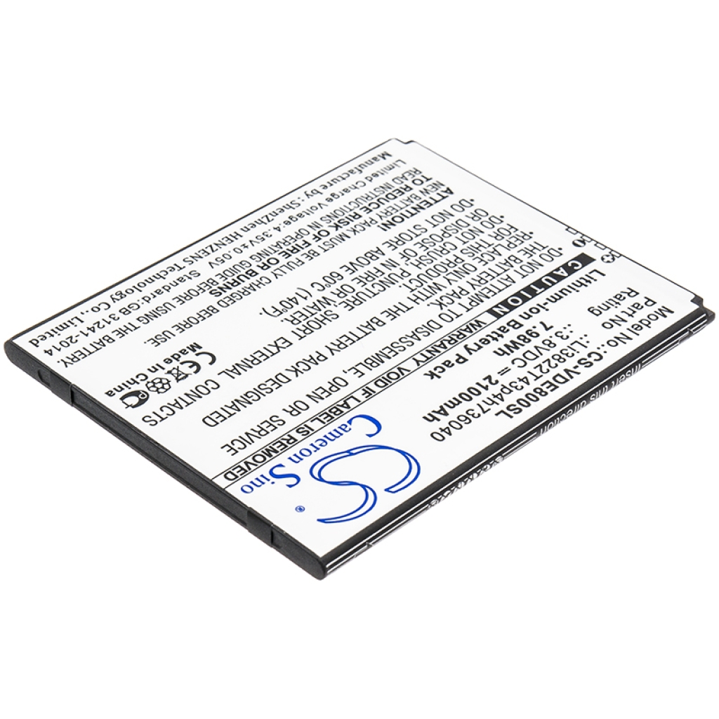 Kompatibilna zamjena baterije za Vodafone LI3822T43P4H736040