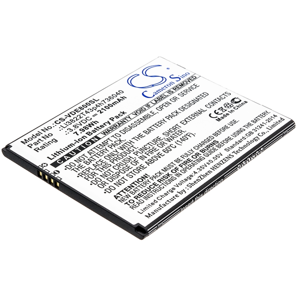 Baterija za mobilni telefon ZTE ZFIVE G LTE Z557BL (CS-VDE800SL)