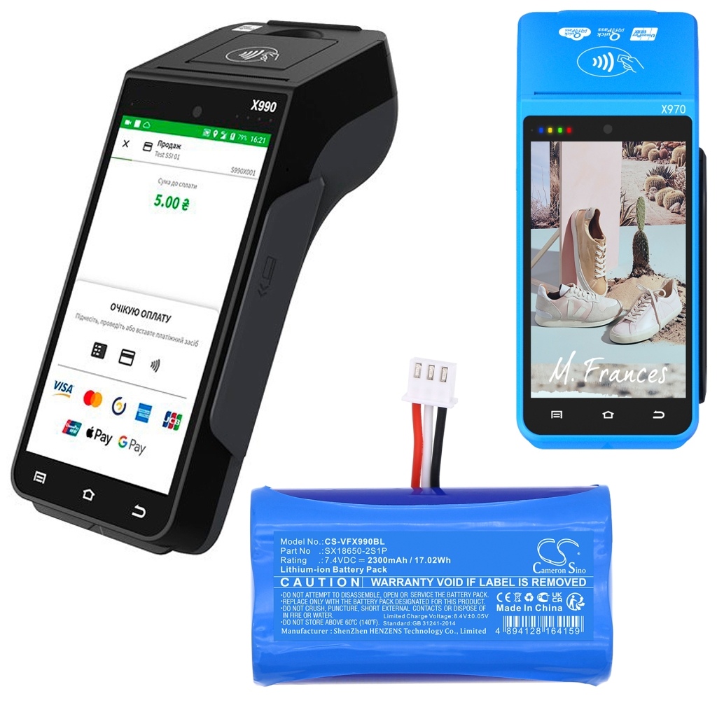 Baterija za terminal za plaćanje Verifone X970 (CS-VFX990BL)