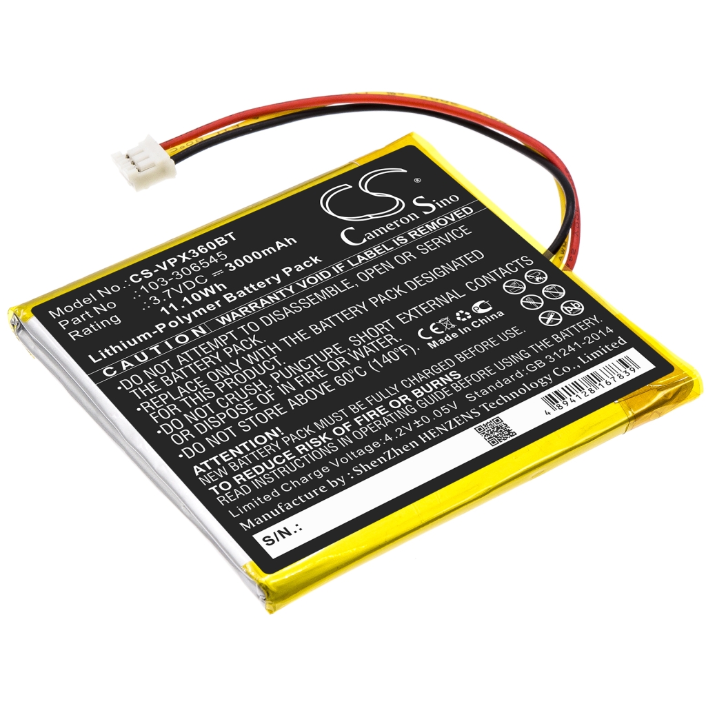 Baterija za sigurnosnu kameru doma Visonic CS-VPX360BT