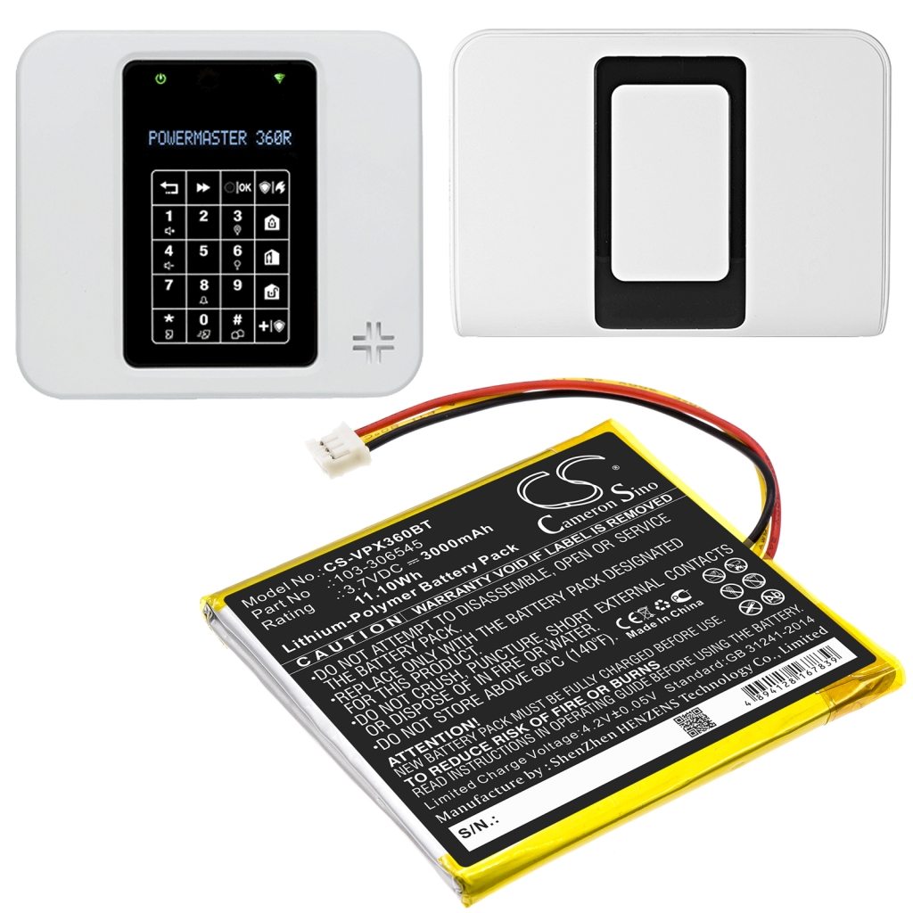 Baterija za sigurnosnu kameru doma Visonic CS-VPX360BT