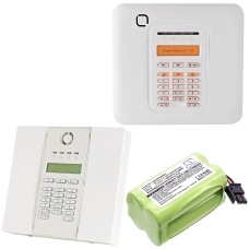 Compatible battery replacement for Visonic 103-303707,99-301712,GP130AAM4YMX,GP230AAH4YMX