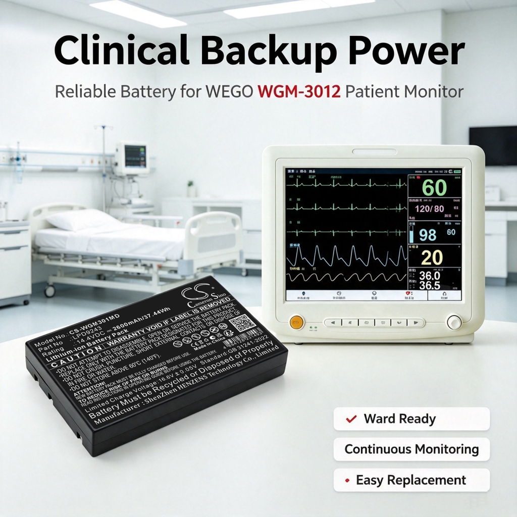 Battery for WEGO M3000P