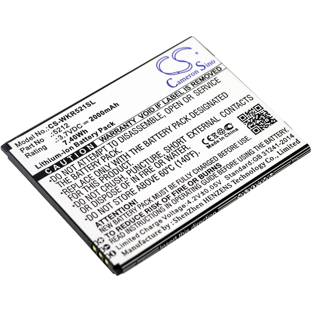 Baterija za mobilni telefon Wiko CS-WKR521SL