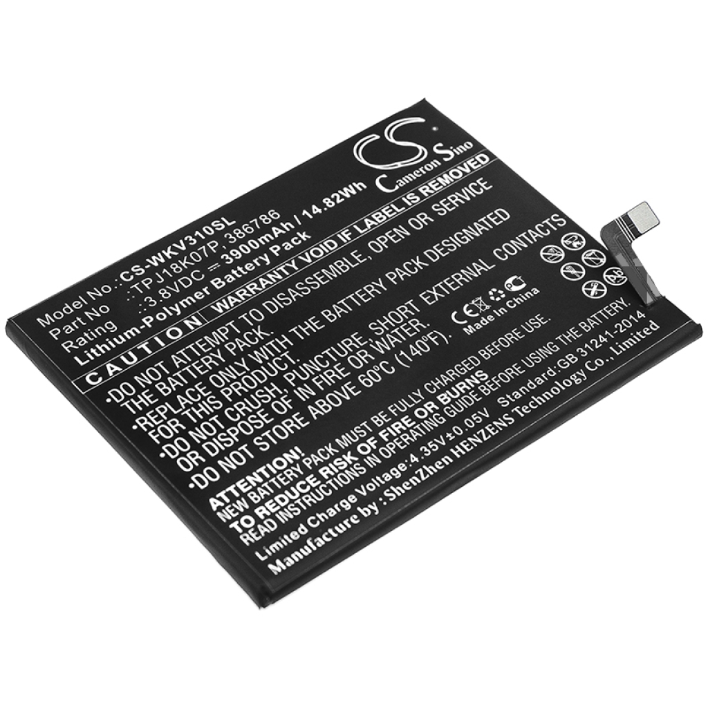 Baterija za mobilni telefon Wiko CS-WKV310SL