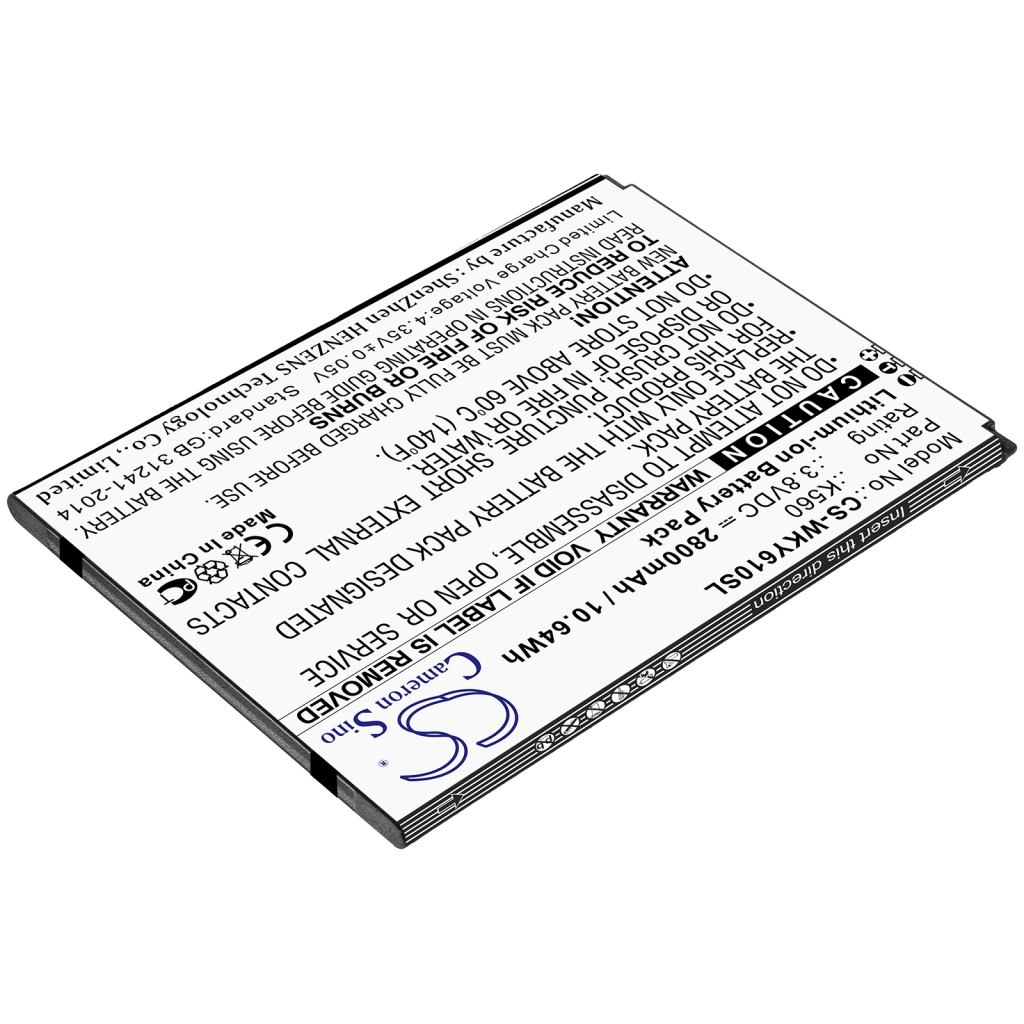 Kompatibilna zamjena baterije za Wiko K560