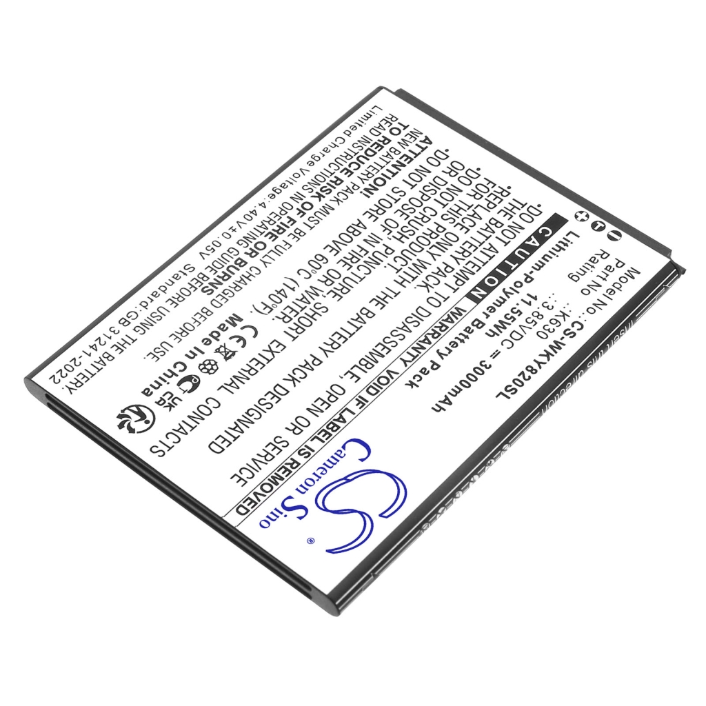 Baterija za mobilni telefon Wiko Y82 (CS-WKY820SL)