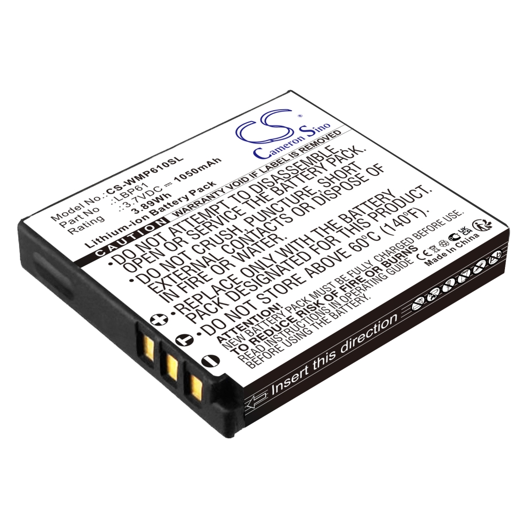 Baterije Audio device batteries CS-WMP610SL