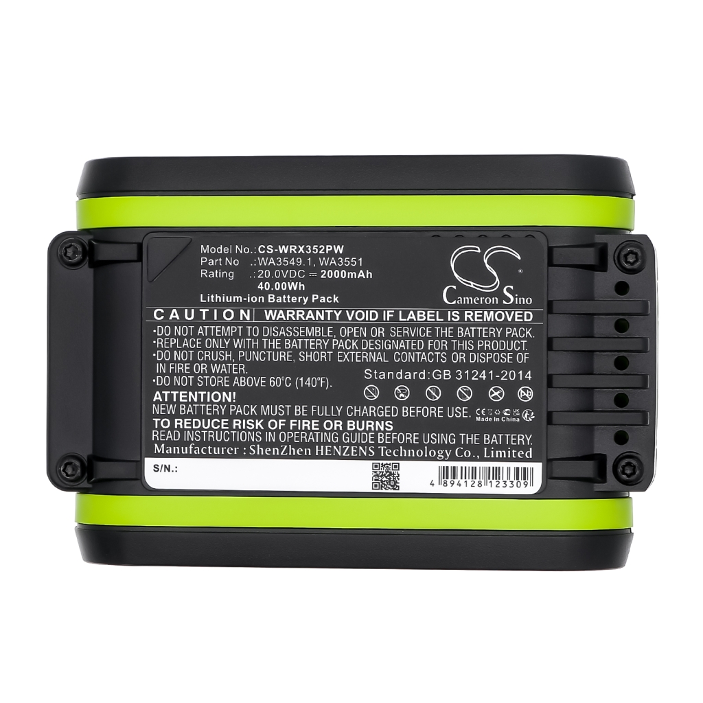 Battery for Worx WG169E