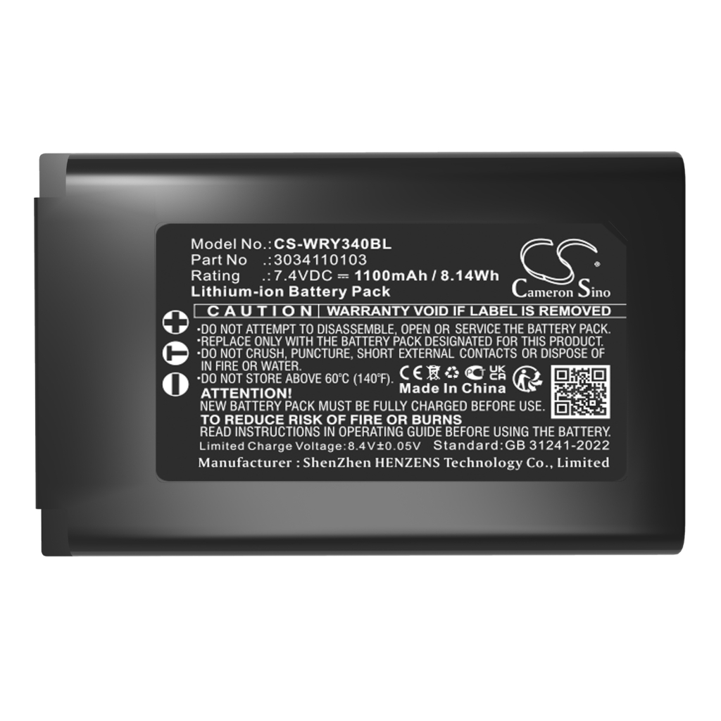 Baterija za terminal za plaćanje Worldline CS-WRY340BL