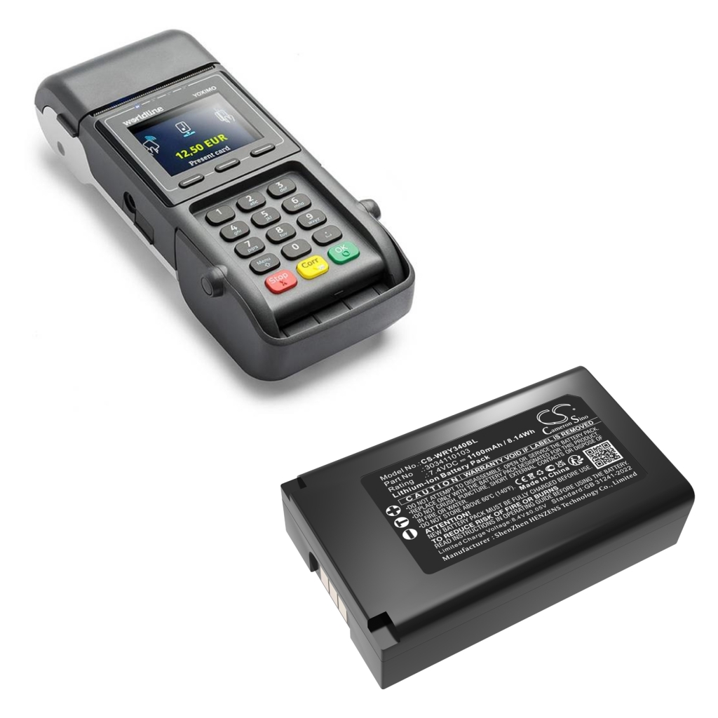 Baterija za terminal za plaćanje Worldline CS-WRY340BL