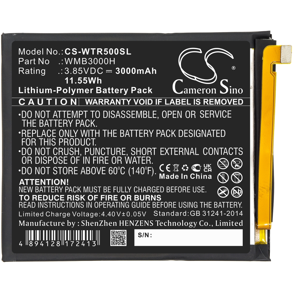Baterija za mobilni telefon Walton CS-WTR500SL