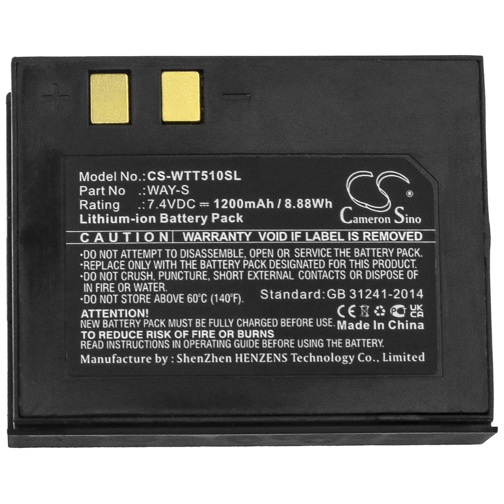 Baterija za pisač Way systems CS-WTT510SL