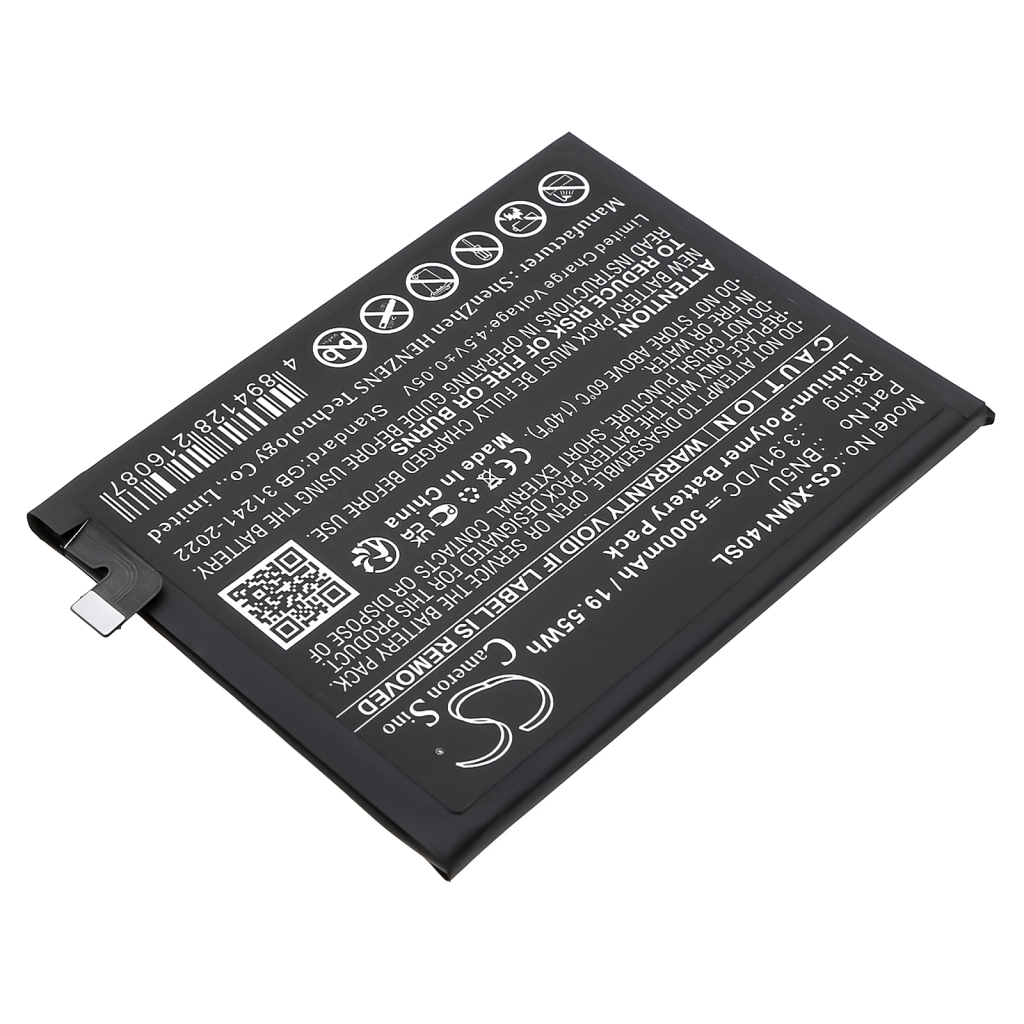 Compatible battery replacement for Xiaomi BN5U