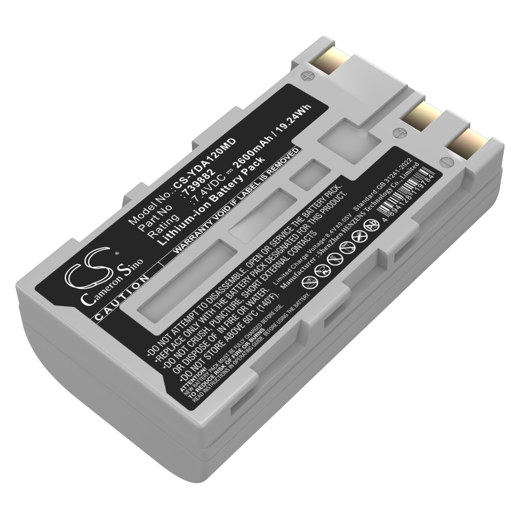 Compatible battery replacement for Yokogawa 739882