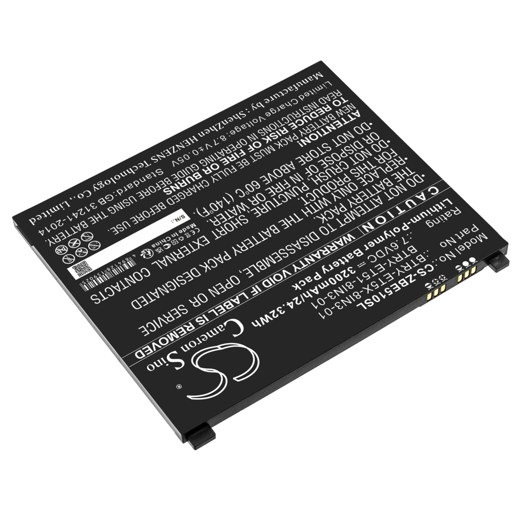 Baterija za tablet Zebra CS-ZBE510SL