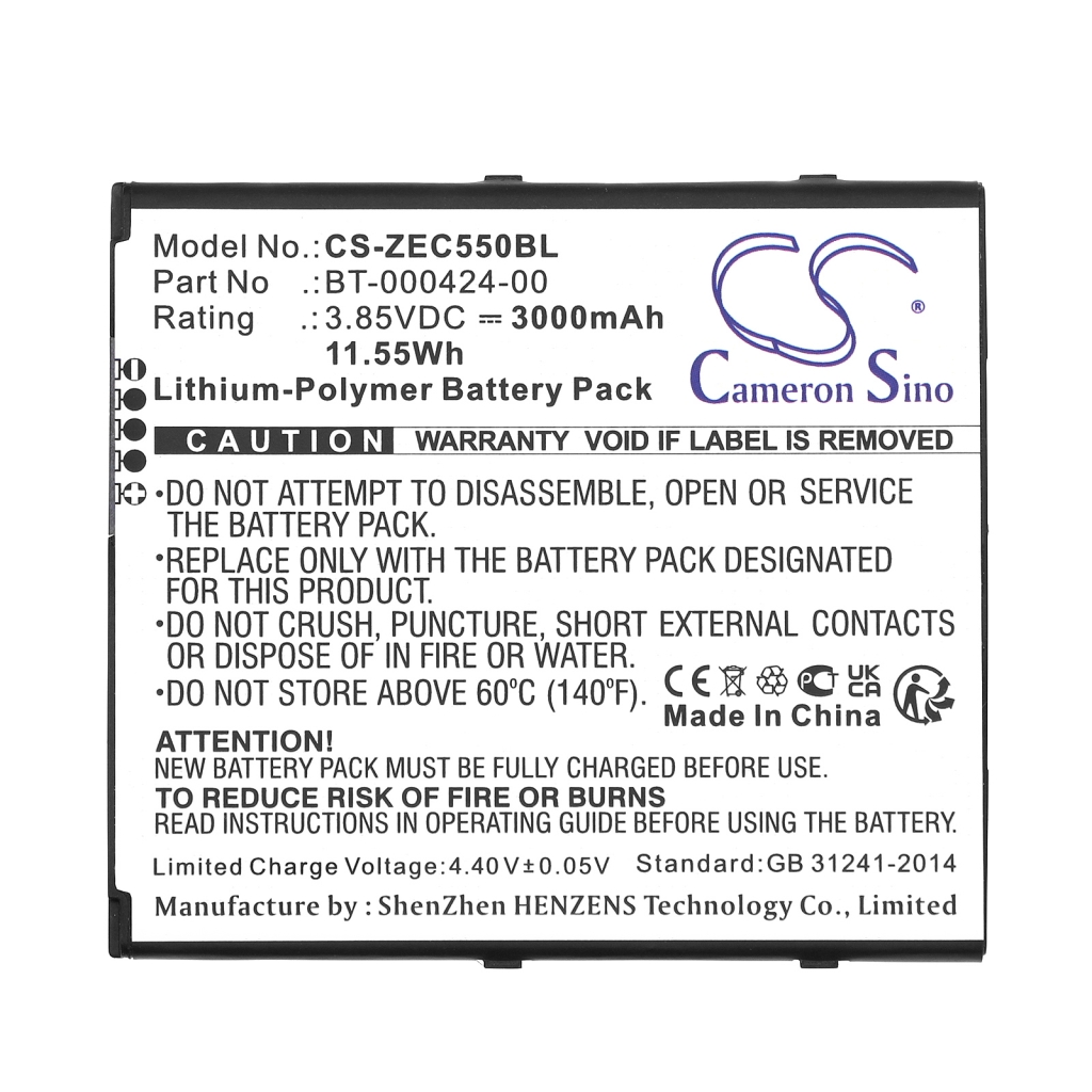Baterija za barkod skener Zebra EC55AK-11B132-NA EC55