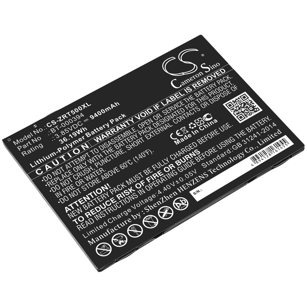Baterija za tablet Zebra CS-ZRT500XL