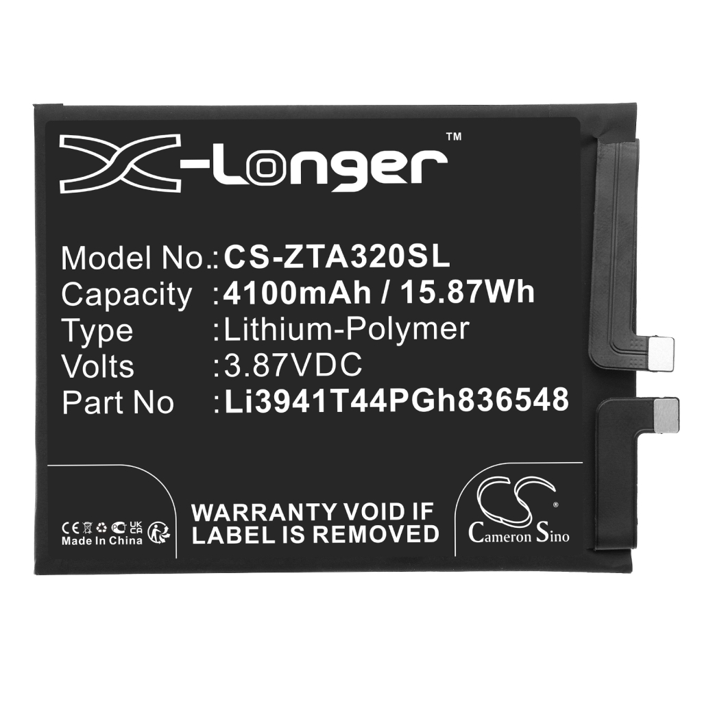 Kompatibilna zamjena baterije za ZTE LI3941T44PGH836548