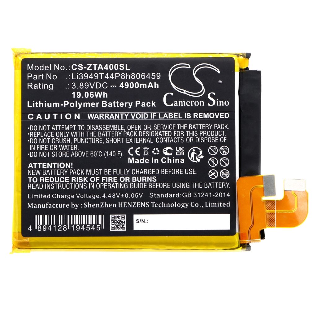 Baterija za mobilni telefon ZTE CS-ZTA400SL