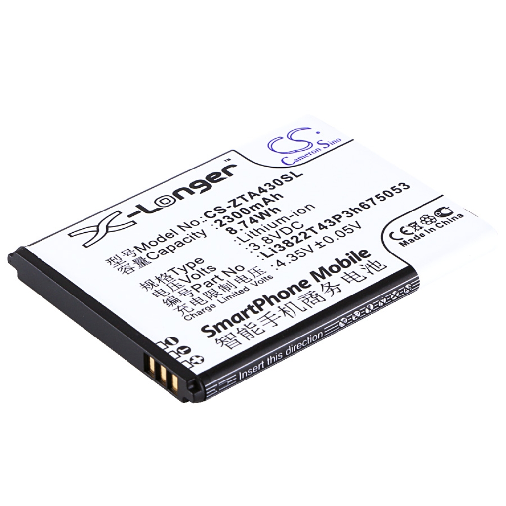 Baterija za mobilni telefon ZTE Blade Q Lux 4G LTE (CS-ZTA430SL)