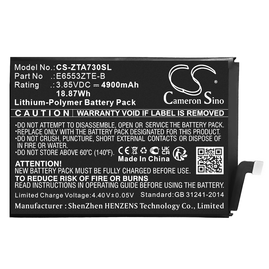 Baterija za mobilni telefon ZTE CS-ZTA730SL