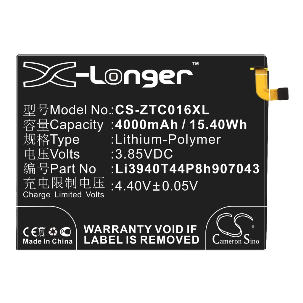 Baterija za mobilni telefon ZTE CS-ZTC016XL