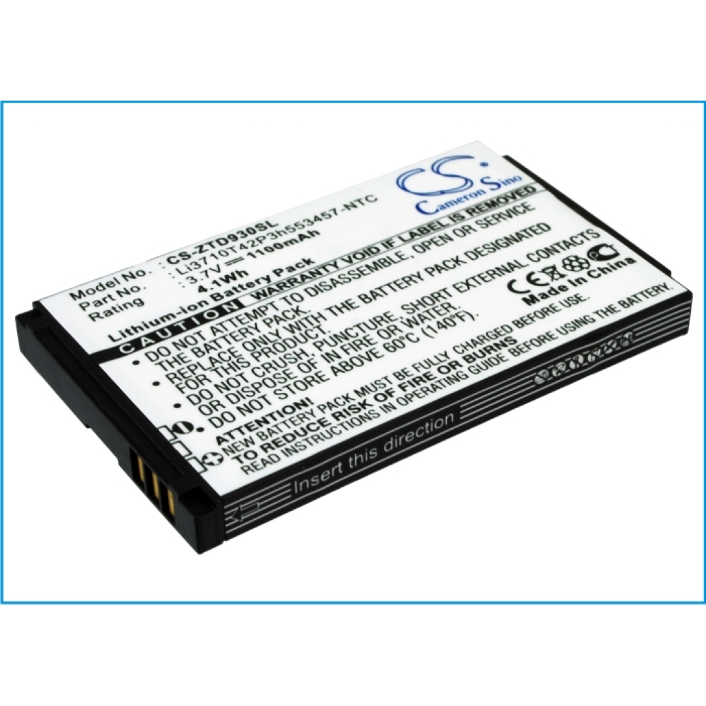 Baterija za mobilni telefon ZTE D930 (CS-ZTD930SL)