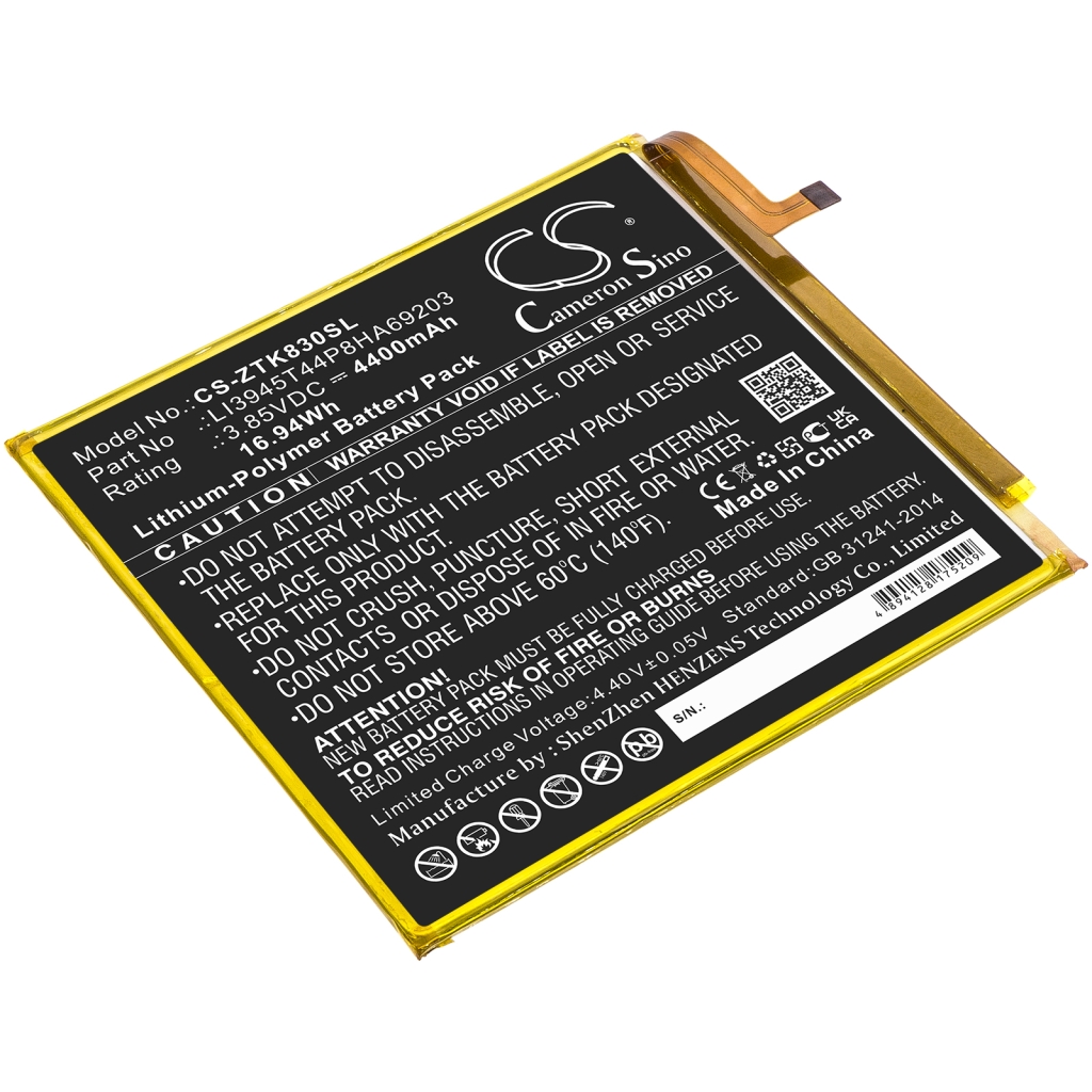 Baterija za tablet ZTE CS-ZTK830SL
