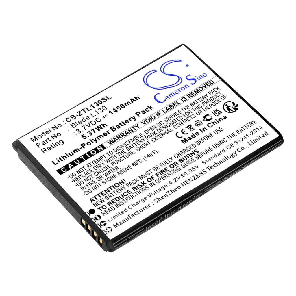 Kompatibilna zamjena baterije za ZTE LI3816T43P4H604550