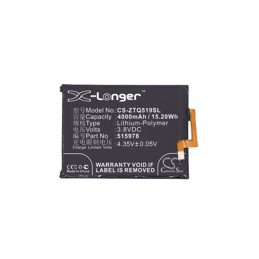 Baterija za mobilni telefon ZTE E169-515978 (CS-ZTQ519SL)