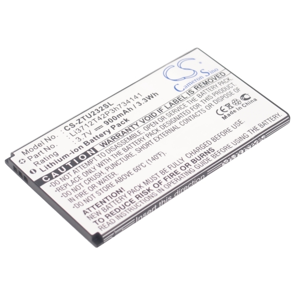 Baterija za mobilni telefon ZTE CS-ZTU232SL