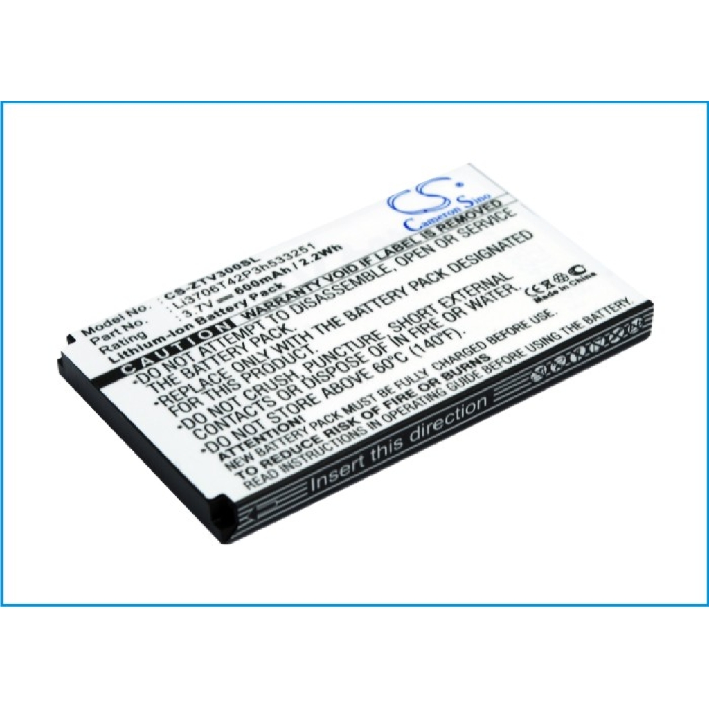 Baterija za mobilni telefon ZTE CS-ZTV300SL