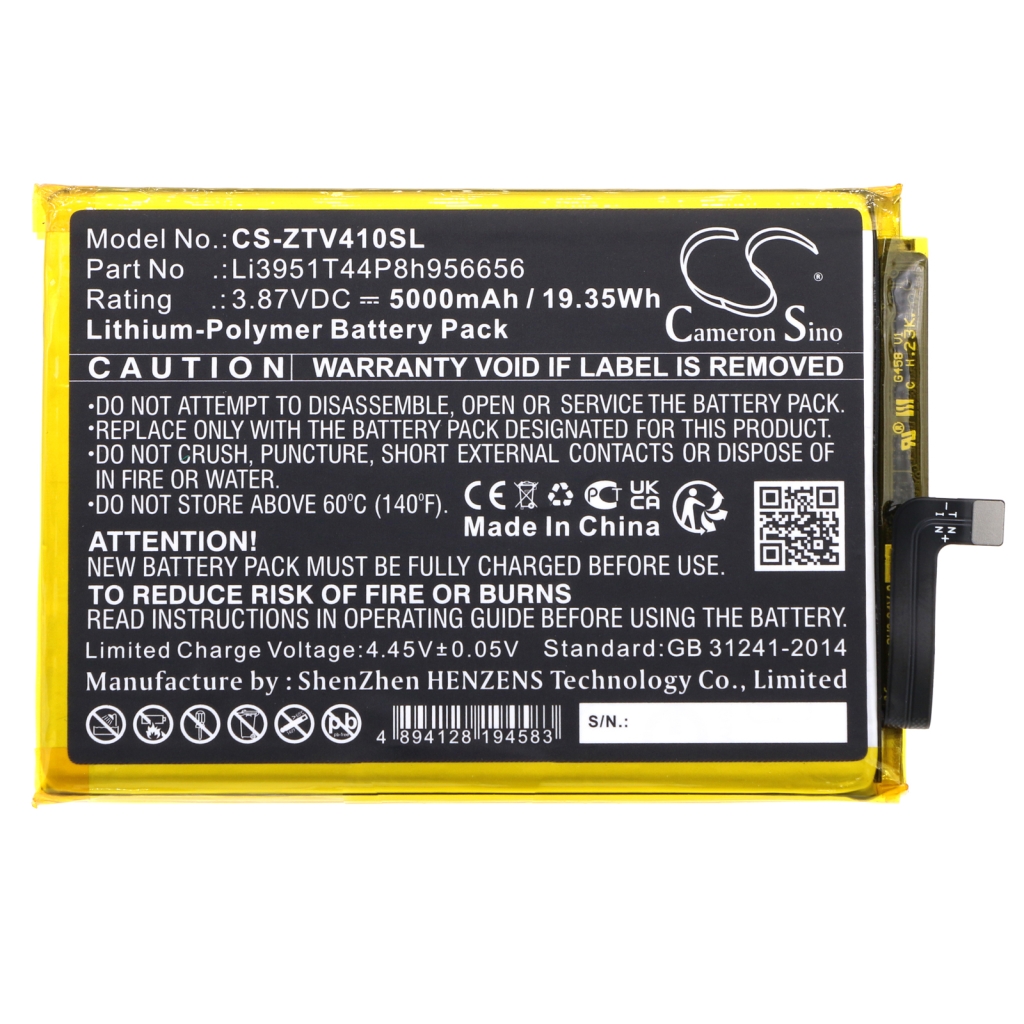 Baterija za mobilni telefon ZTE CS-ZTV410SL