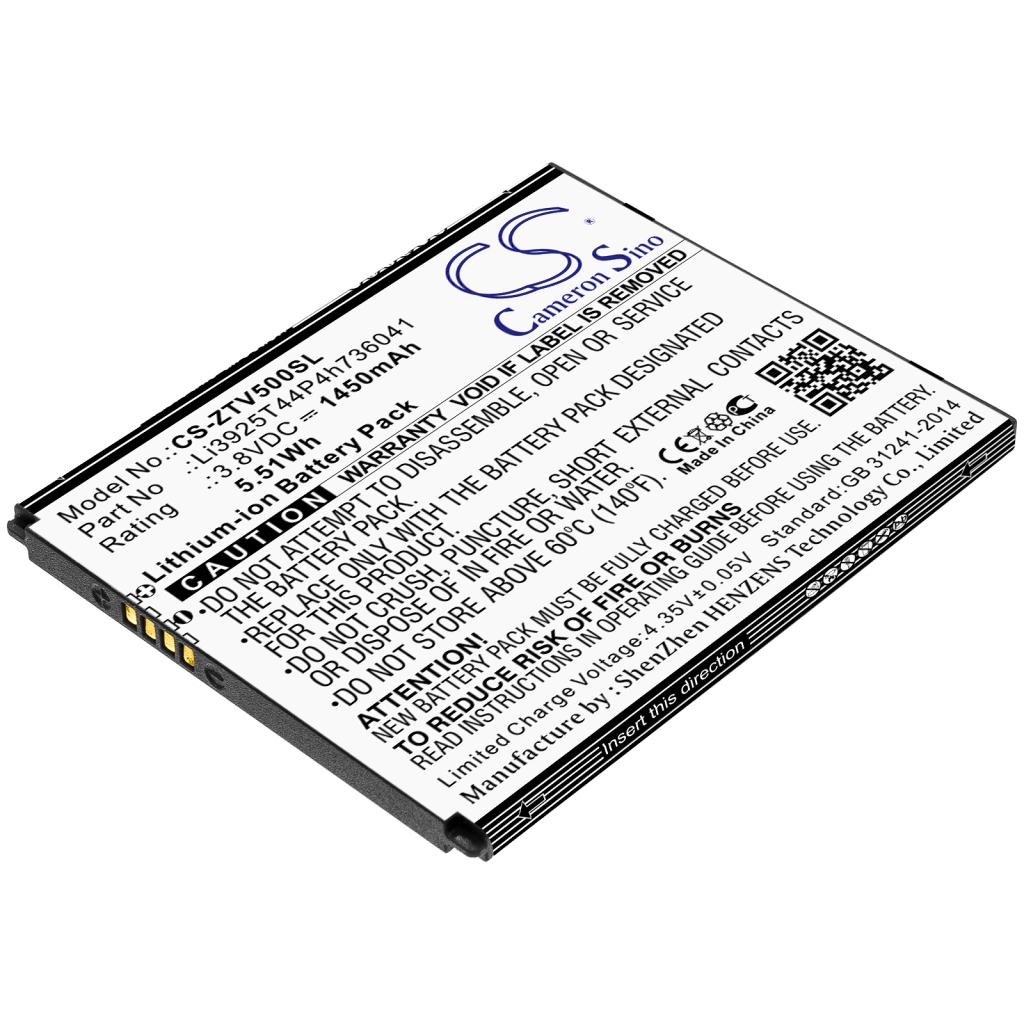 Baterija za mobilni telefon ZTE CS-ZTV500SL