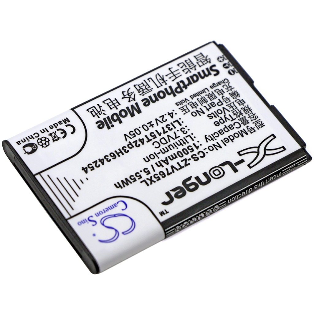 Baterija za mobilni telefon ZTE CS-ZTV765XL
