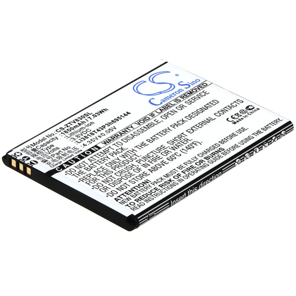 Baterija za mobilni telefon ZTE CS-ZTV830SL